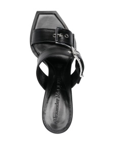 Alexander McQueen 100mm Buckled Leather Sandals - Img 4