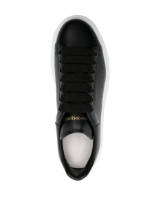 Alexander McQueen Black Leather Sneakers - Img 2