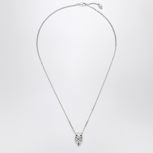 Alexander McQueen Skull necklace in palladium