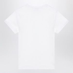 Alexander McQueen White T-shirt with Skull embroidery - Img 2