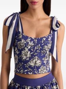 Alice + Olivia Top Blue - Img 4