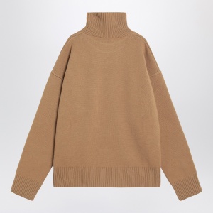 Ami Paris Camel Ami De Coeur turtleneck sweater - Img 2