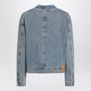 Ami Paris Denim zip-up Ami De Coeur jacket - Img 2
