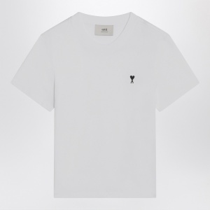Ami Paris White Ami De Coeur T-shirt