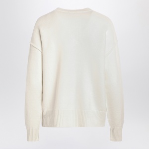 Ami Paris White wool cardigan Ami De Coeur - Img 2