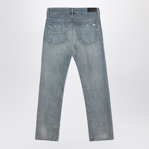 AMIRI Straight jeans with rips Antique Indigo - Img 2