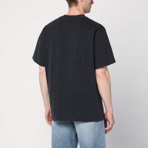 Awake NY Black cotton T-shirt - Img 2