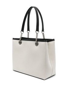 Balenciaga Logo Print Canvas Tote Bag - Img 3