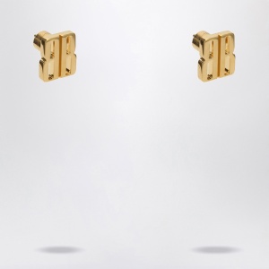 Balenciaga Nano XS gold Stud Earrings - Img 2