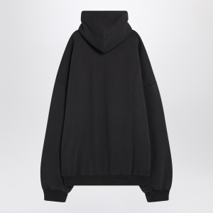 Balenciaga Optical black washed oversized hoodie - Img 2
