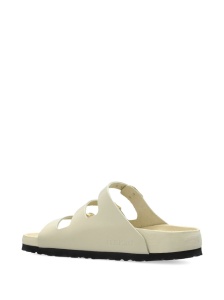 Birkenstock Florida Fresh Natural Leather Patent - High-Shine Ecru - Img 4