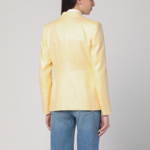 Blazé Milano Double-breasted Charmer Clarity butter-coloured jacket - Img 2
