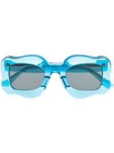 Bonsai oversized curved-frame sunglasses