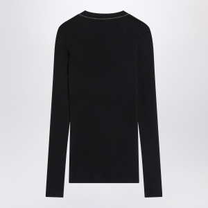 Brunello Cucinelli Blue ribbed wool sweater - Img 2
