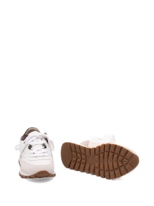 Brunello Cucinelli Calfskin and suede runners - Img 3