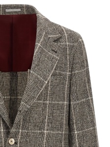 Brunello Cucinelli Cavallo Prince of Wales check blazer - Img 3