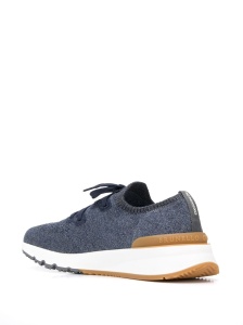Brunello Cucinelli Cotton chiné knit runners - Img 3