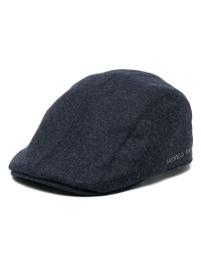 Brunello Cucinelli Logo-embroidered flat cap - Img 1