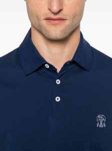 Brunello Cucinelli Logo-print polo shirt - Img 3