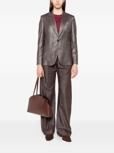 Brunello Cucinelli Metallic single-breasted blazer - Img 4