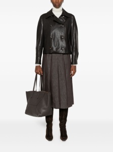 Brunello Cucinelli Pleated panel skirt - Img 4