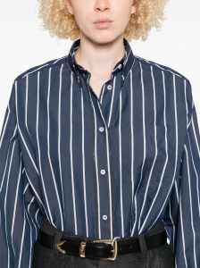 Brunello Cucinelli Striped button-down shirt - Img 3