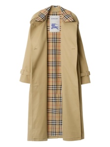 Burberry Castleford Medium Trench Coat with Check Collar - Img 2