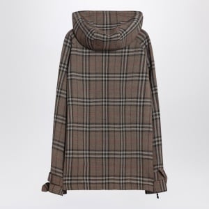 Burberry Half-zip jacket with Check pattern in silk blend - Img 2
