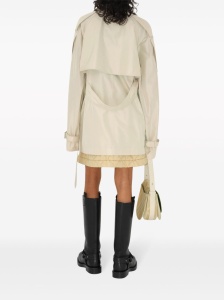 Burberry Short silk trench coat - Img 3