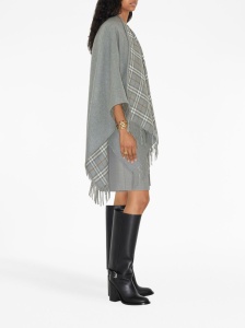 Burberry Vintage Check Reversible Wool Cape - Img 4