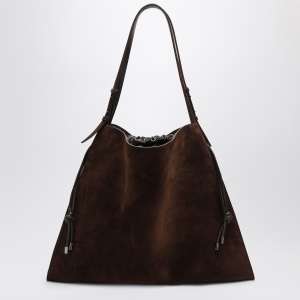 Christian Louboutin Brown suede Baggy tote bag
