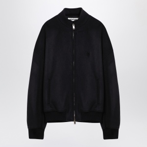 DARKPARK Black wool bomber jacket