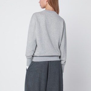 DARKPARK Grey melange cashmere blend sweatshirt - Img 2