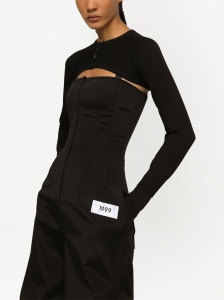 Dolce & Gabbana cropped button-fastening cardigan - Img 4