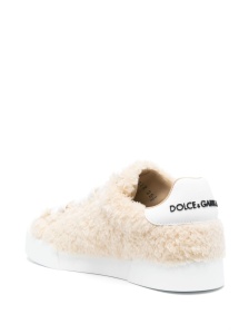 Dolce & Gabbana leather sneakers with embossed logo - Img 4