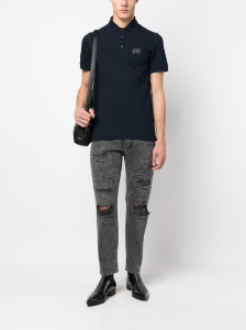 Dolce & Gabbana Logo cotton polo shirt - Img 4