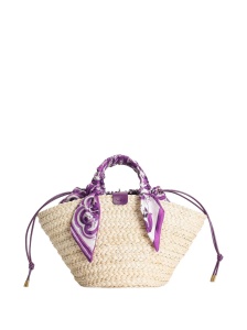 Dolce & Gabbana Straw kendra basket - Img 3