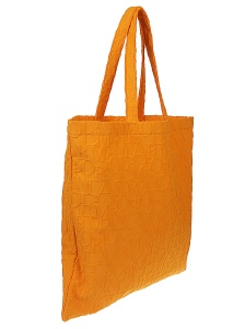 Emporio Armani Beachwear shopper in bold 3D ASV logo fabric - Img 3