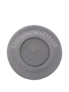 Emporio Armani Embellished wool beret - Img 2