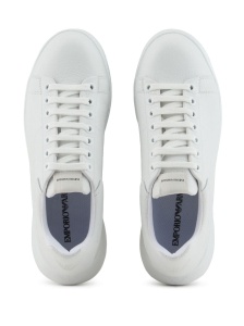 EMPORIO ARMANI EXCLUSIVE Emporio Armani leather sneakers - Img 2