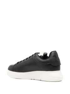 EMPORIO ARMANI EXCLUSIVE Textured leather sneakers - Img 4