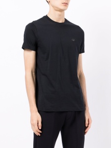 Emporio Armani logo patch short-sleeved T-shirt - Img 3