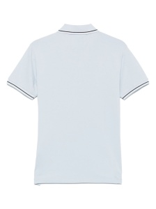 Emporio Armani logo print cotton polo - Img 2