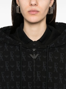 Emporio Armani logo-print hoodie - Img 3