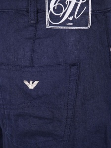 Emporio Armani Trousers Blue - Img 2