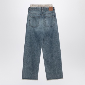 Erika Cavallini Leone Jeans in light washed denim - Img 2