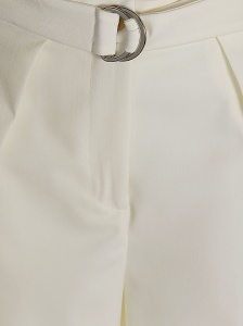 Erika Cavallini Semi-Couture Trousers White - Img 3