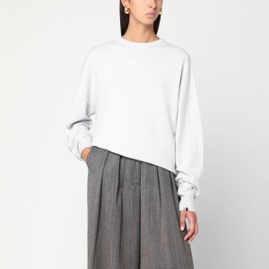 extreme cashmere Ice blue cashmere crew neck sweater