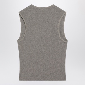 Fear of God Essentials Grey ribbed cotton-blend tank top - Img 2