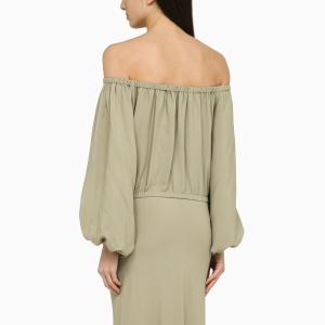 Federica Tosi Sage silk blend top - Img 2